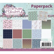 Stylish Flowers - Find It Trading Yvonne Creations Paper Pack 6"X6" 22/Pkg