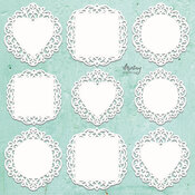Frames Set Chipboard Diecuts - Mintay Chippies - Mintay Papers