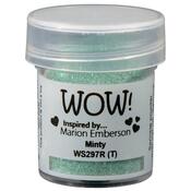 Minty Glitter Embossing Powder - WOW