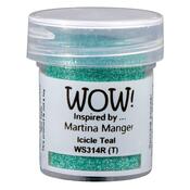 Icicle Teal Glitter Embossing Powder - WOW