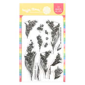 Lily of the Valley May Birth Flower Stamp Set - Waffle Flower Crafts