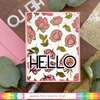 Organic Floral Foil Plate - Waffle Flower Crafts