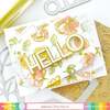 Outlined Hello Die - Waffle Flower Crafts