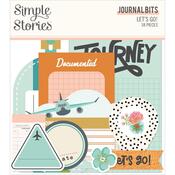 Journal Let's Go! Bits & Pieces Die-Cuts - Simple Stories - PRE ORDER