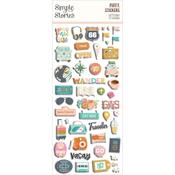 Let's Go! Puffy Stickers - Simple Stories - PRE ORDER