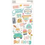 Let's Go! Chipboard Stickers - Simple Stories - PRE ORDER