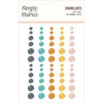 Let's Go Enamel Dots Embellishments - Simple Stories - PRE ORDER