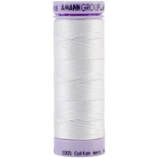 Mettler Silk Finish Cotton Thread 50wt 547yd Antique White