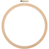 Natural - Frank A. Edmunds Wood Embroidery Hoop W/Round Edges 7"