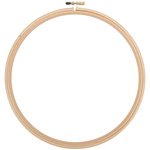 Natural - Frank A. Edmunds Wood Embroidery Hoop W/Round Edges 10"