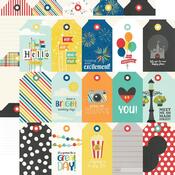 Tags Paper - Say Cheese At The Park - Simple Stories - PRE ORDER