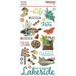 Simple Vintage Lakeside Chipboard Stickers - Simple Stories - PRE ORDER