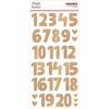 Numbers Hearth & Holiday Foam Stickers