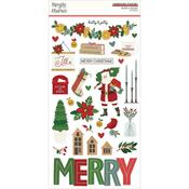 Hearth & Holiday Chipboard Stickers - Simple Stories