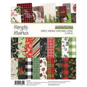 Simple Vintage Christmas Lodge 6x8 Paper Pad - Simple Stories - PRE ORDER