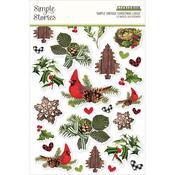 Simple Vintage Christmas Lodge Sticker Book - Simple Stories - PRE ORDER