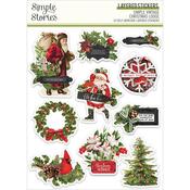 Simple Vintage Christmas Lodge Layered Stickers - Simple Stories - PRE ORDER