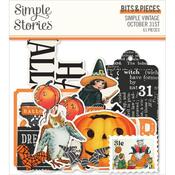 Simple Vintage October 31st Bits & Pieces Die-Cuts - Simple Stories