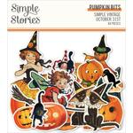 Simple Vintage October 31st Pumpkin Bits & Pieces Die-Cuts - Simple Stories - PRE ORDER