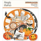 Simple Vintage October 31st Chipboard Clusters - Simple Stories - PRE ORDER