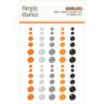 Simple Vintage October 31st Enamel Dots Embellishments - Simple Stories