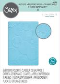 Abstract Rounds Textured Impressions Embossing Folder - Sizzix