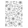 Winter Pattern Textured Impressions Embossing Folder - Sizzix