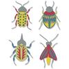 Patterned Bugs Thinlits - Sizzix