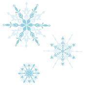 Snowflakes Layered Stamp - Sizzix