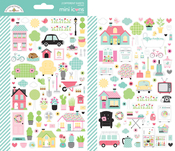 My Happy Place Mini Icon Stickers - Doodlebug