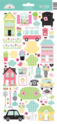 My Happy Place Icon Stickers - Doodlebug