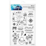 Pirate Party Clear Stamps - Simon Hurley