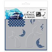 Mermaid Maker 6x6 Stencil & Mask 