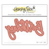 Birthday Hot Foil Plate Honey Cuts Dies - Honey Bee Stamps