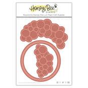 Balloon Arch Hot Foil Plate Honey Cuts Dies - Honey Bee Stamps