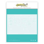 Streamers  Layering (Set Of 3) A2 Stencils - Honey Bee Stamps
