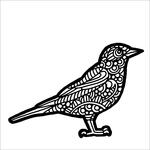 American Robin 12x12 Stencil - The Crafters Workshop