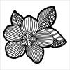 Flower Blossom 6x6 Stencil - The Crafters Workshop
