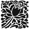 Tulip Party 6x6 Stencil - The Crafters Workshop