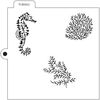 Seahorse Cookie Stencil - The Crafters Workshop