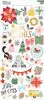Mittens and Mistletoe 6x12 Stickers - Crate Paper