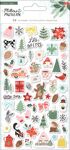 Mittens and Mistletoe Puffy Stickers - Crate Paper - PRE ORDER