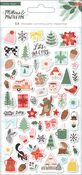Mittens and Mistletoe Puffy Stickers - Crate Paper