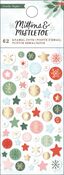 Mittens and Mistletoe Enamel Dots - Crate Paper