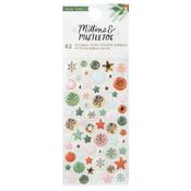 Mittens and Mistletoe Enamel Dots - Crate Paper