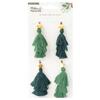 Mittens and Mistletoe Tassels with Charms - Crate Paper