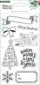 Mittens and Mistletoe Acrylic Stamp - Crate Paper - PRE ORDER