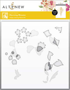 Morning Blooms Simple Coloring Stencil Set (2 in 1) - Altenew