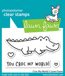 Croc My World Stamp Set - Lawn Fawn