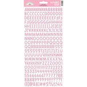 Cupcake Alphabet Soup Puffy Stickers - Doodlebug - PRE ORDER